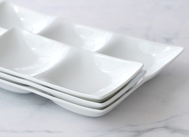 ミヤマ kowake コワケ 6つ仕切り皿 白磁 miyama プレート 皿 日本製 食器 05-030-101