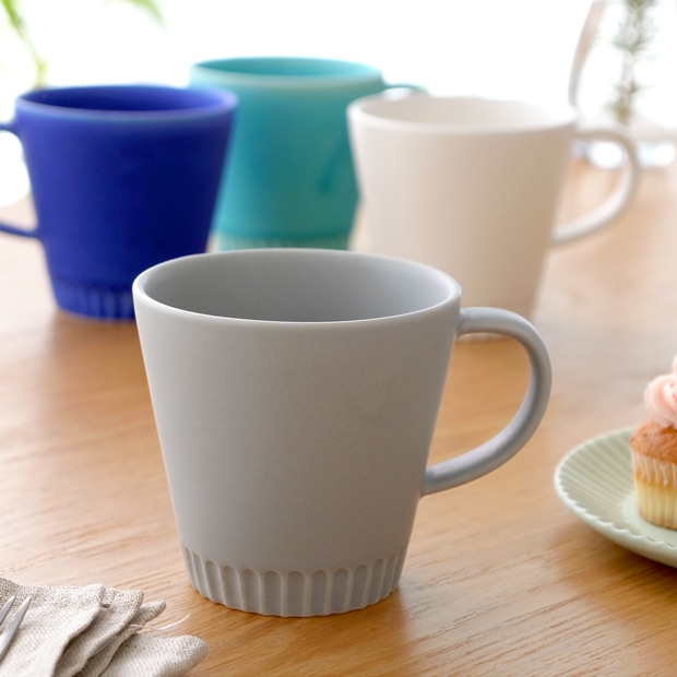 SAKUZAN ストライプ Stripe マグカップ マグ 350ml 作山窯 美濃焼 食器 日本製 和食器 手仕事 器 手作り 陶器