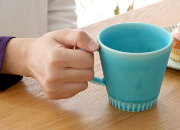 SAKUZAN ストライプ Stripe マグカップ マグ 350ml 作山窯 美濃焼 食器 日本製 和食器 手仕事 器 手作り 陶器