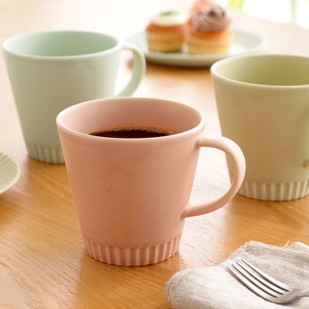 SAKUZAN ストライプ Stripe マグカップ マグ 350ml 作山窯 美濃焼 食器 日本製 和食器 手仕事 器 手作り 陶器