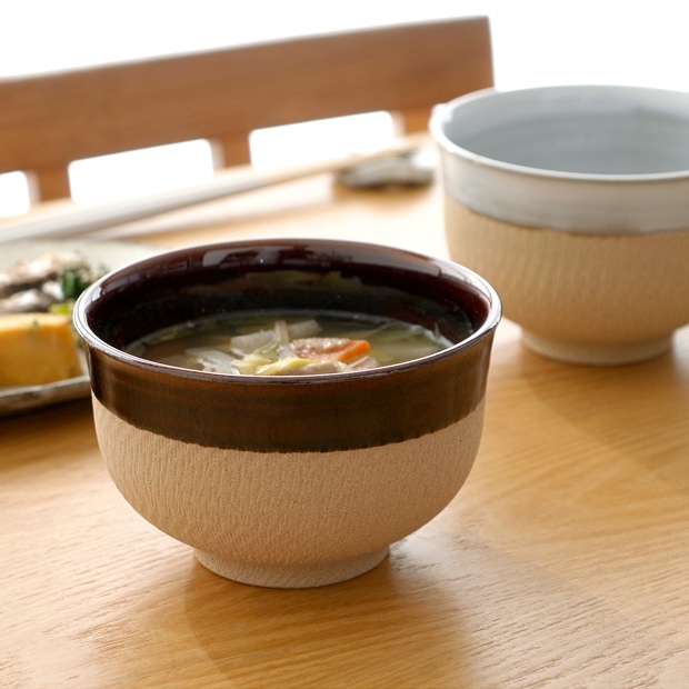 小石原焼 どんぐり碗 茶碗 汁椀 小鉢 400ml 圭秀窯 けいしゅうがま 手仕事 器 手作り 陶器 和食器 日本製