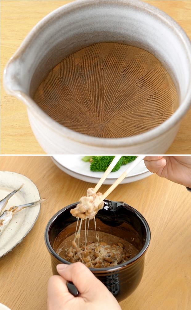 小石原焼 納豆鉢 納豆 小鉢 ドレッシング ソース 片口 陶器 圭秀窯 けいしゅうがま 手仕事 器 手作り 和食器 日本製