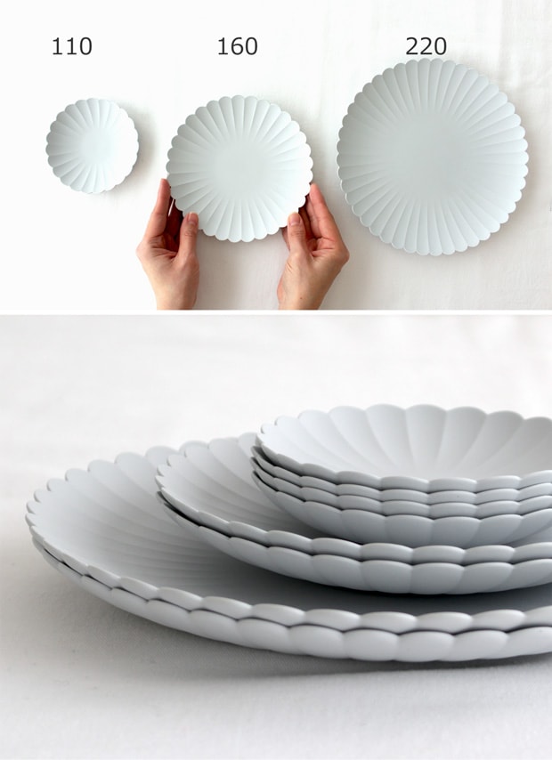 1616 / arita japan TY Palace 160 2枚セット 化粧箱入り パレス 有田焼 パレスプレート 160mm アリタジャパン グレー 磁器 TY Standard 日本製 百田陶園