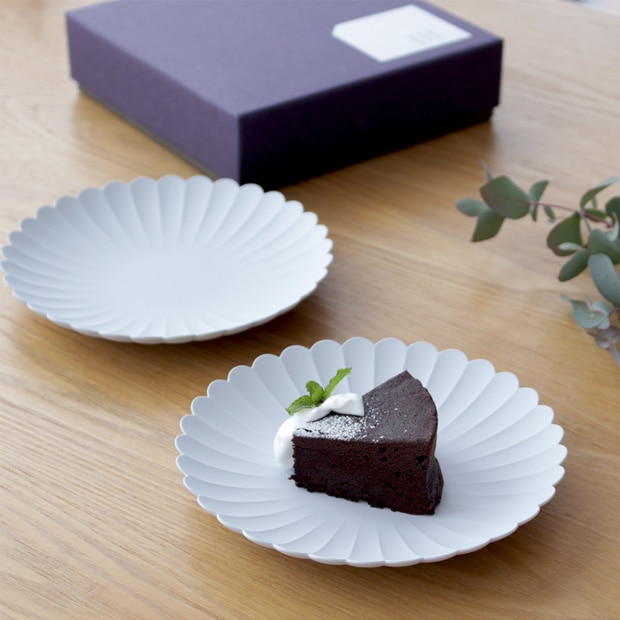 1616 / arita japan TY Palace 160 2枚セット 化粧箱入り パレス 有田焼 パレスプレート 160mm アリタジャパン グレー 磁器 TY Standard 日本製 百田陶園