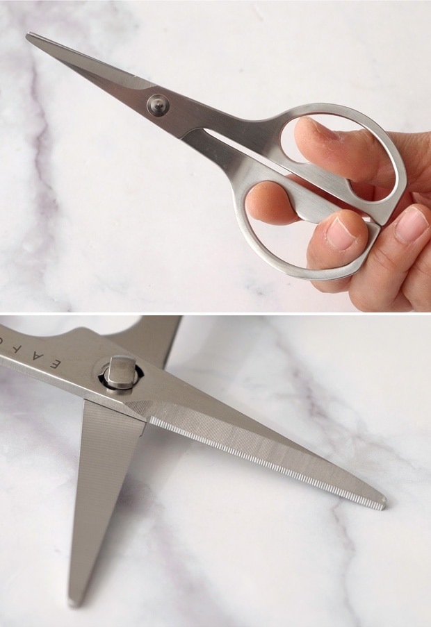 ヨシカワ EAトCO イイトコ Cutlery Hasami カトラリーハサミ ステンレス製 日本製 ケース付き 卓上はさみ ミニキッチンばさみ
