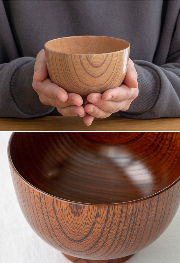 SHIRASAGI サブロク椀 仙才 せんさい けやき 欅 漆黒 漆赤 漆茶 ベージュ グレー お椀 汁椀 みそ汁 日本製 天然木 白鷺木工