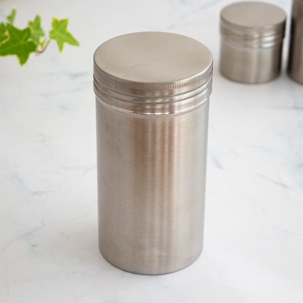 家事問屋 保存缶 14 450ml 保存容器 キャニスター ステンレス コーヒー豆 乾物 缶 スパイス 調味料 便利 キッチンツール 日本製 made in Japan 39063