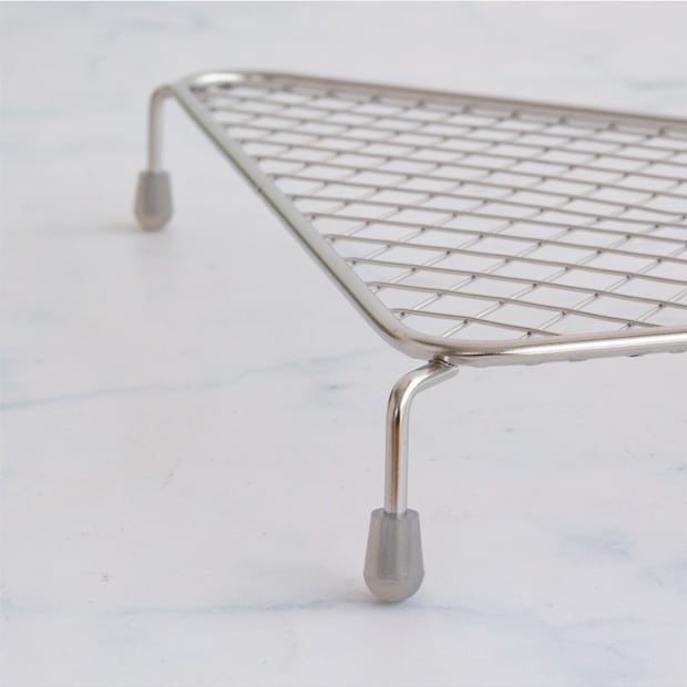 家事問屋 水切りコーナーラック 水切りラック 収納 コーナーラック キッチン 洗面台 シンク ステンレス 便利 キッチンツール 日本製 made in Japan 43116