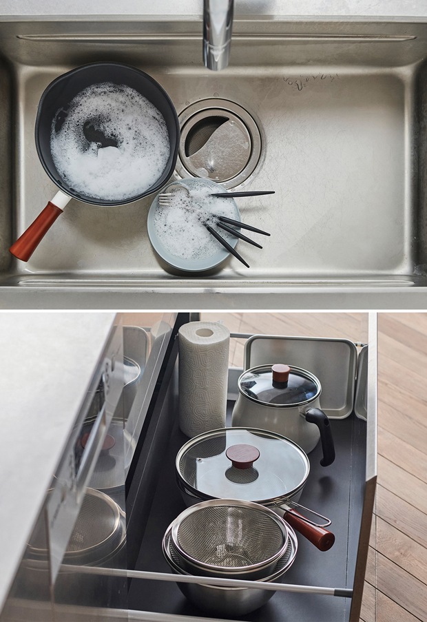 和平フレイズ マルチパン 24cm フライパン ToMay dolce ガラス蓋付き ざる付き 3.2L 深型 直火 IH対応