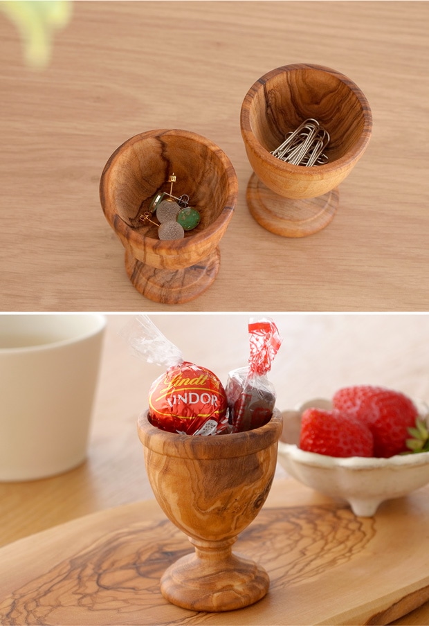 エッグカップ Arte Legno アルテレニョ オリーブ イタリア 木製 雑貨 エッグスタンド