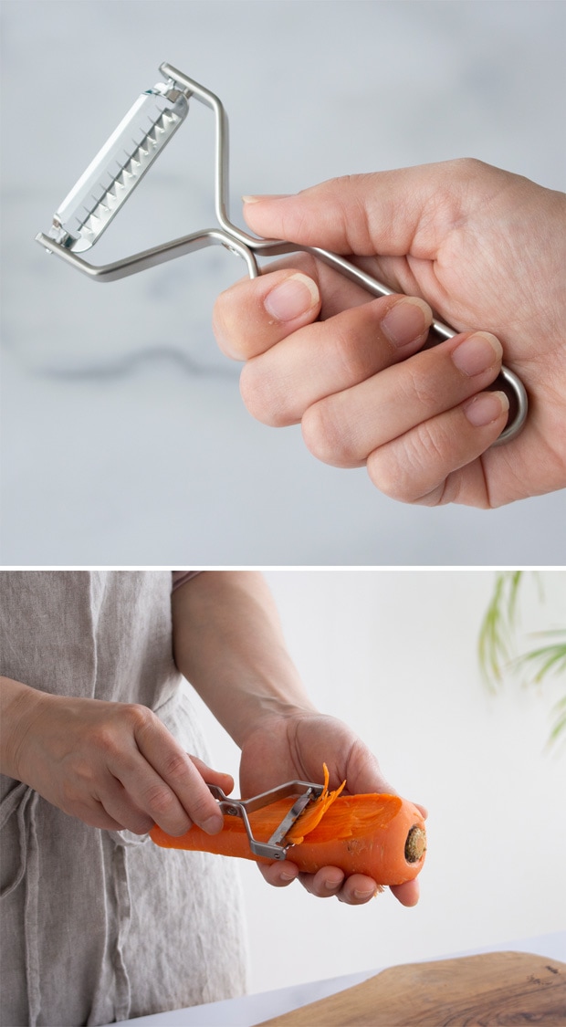 ヨシタ手工業デザイン室 千切りピーラー ステンレスラウンドバー