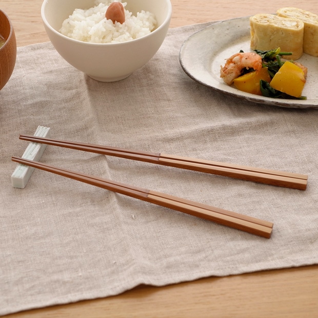 かもしか道具店 すす竹うるし箸 ふつう 24cm こぶり 22cm 箸 竹 日本製 木製 うるし塗装