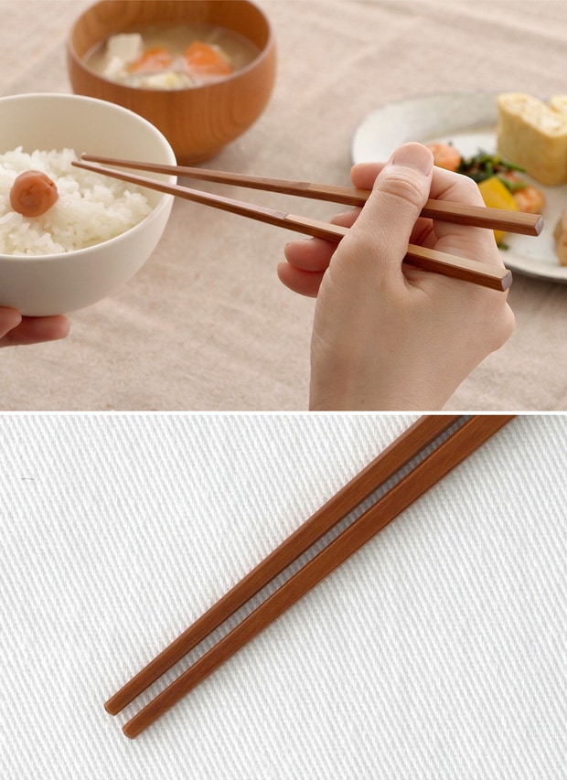 かもしか道具店 すす竹うるし箸 ふつう 24cm こぶり 22cm 箸 竹 日本製 木製 うるし塗装