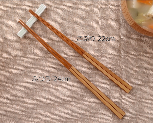 かもしか道具店 すす竹うるし箸 ふつう 24cm こぶり 22cm 箸 竹 日本製 木製 うるし塗装