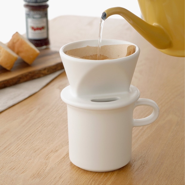 かもしか道具店 コーヒードリッパー マグカップ セット 1人用 日本製 萬古焼 陶器 食器