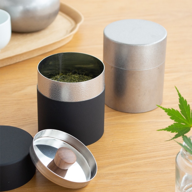 宮崎製作所 茶筒 小 150g Miyaco ミヤコ ステンレス 茶き 茶葉 茶缶 保存 保存容器 燕 日本製
