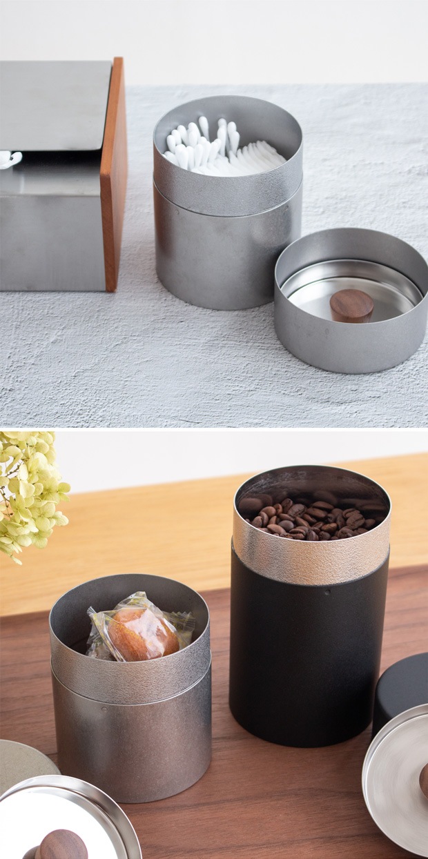 宮崎製作所 茶筒 小 150g Miyaco ミヤコ ステンレス 茶き 茶葉 茶缶 保存 保存容器 燕 日本製
