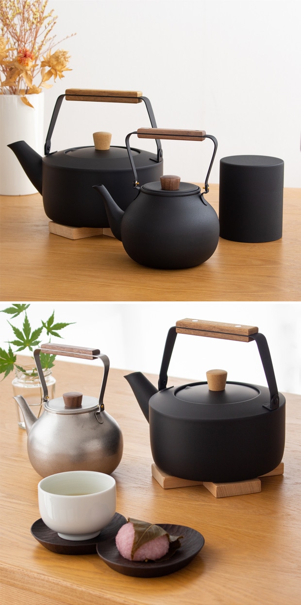 宮崎製作所 くろいろケトル 小 1.5L ガス火 IH対応 ケトル やかん Miyaco ミヤコ ステンレス 燕 日本製