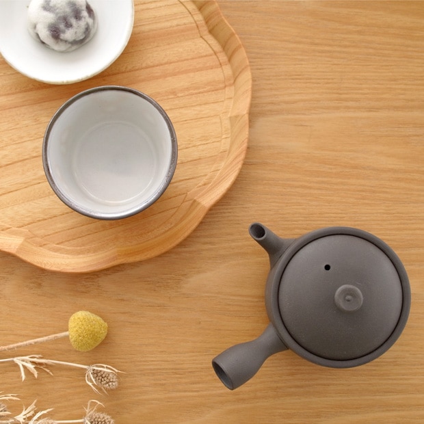 かもしか道具店 煎茶碗 直 湯呑 湯のみ 茶時間 日本製 萬古焼 陶器 茶器 日本茶 ギフト