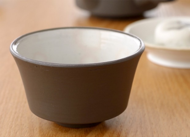 かもしか道具店 煎茶碗 直 湯呑 湯のみ 茶時間 日本製 萬古焼 陶器 茶器 日本茶 ギフト