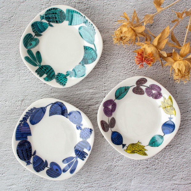 POTPURRI ポトペリー Cirkus Trio Plate S シルクス トリオプレート 3枚セット
