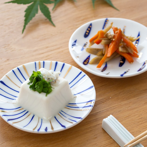 POTPURRI ポトペリー 金群青 Small plate 豆皿 2枚セット