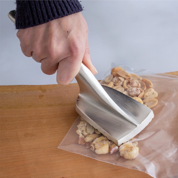 家事問屋 肉たたき 肉筋切り ミートハンマー ギザ型 鉄 日本製