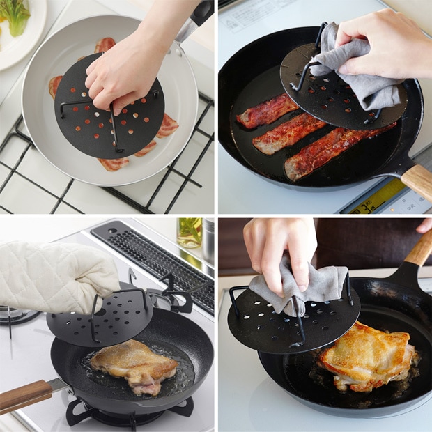 家事問屋 ベーコンプレス ミートプレス 肉押さえ 蒸し器 ステンレス 日本製