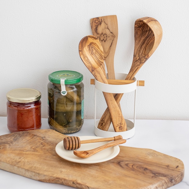 Arte Legno アルテレニョ ミニ スプーン 14cm  木 木製 職人の手作り キッチンツール イタリア