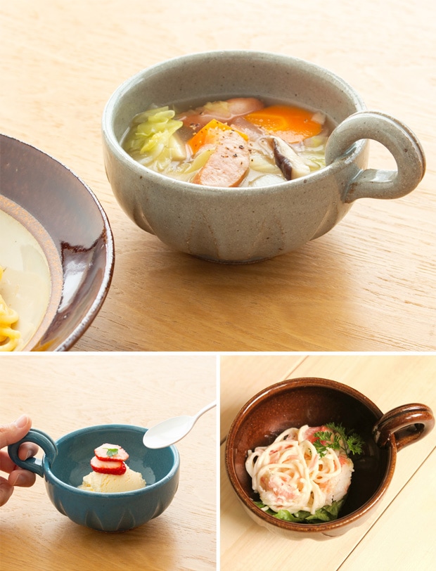 窯元 とら喜き スープカップ 陶器 手作り ハンドメイド 器 作家物