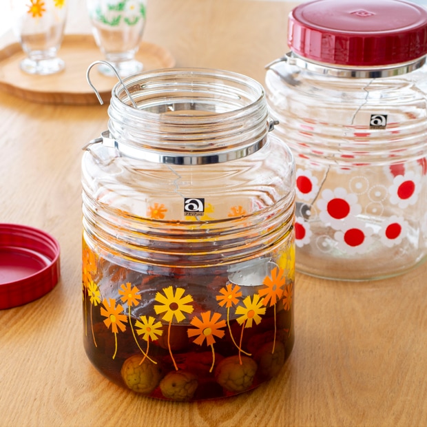 アデリアレトロ 貯蔵びん 3L レードル付き 昭和レトロ 復刻 果実酒 保存瓶 保存容器 大容量 日本製 アデリア