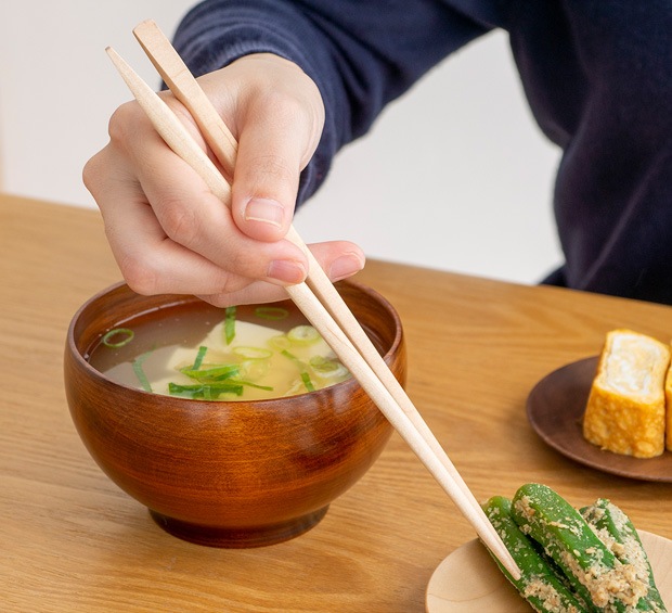 めいぼく箸 中 桜 楓 楢 薗部産業 天然木 国産