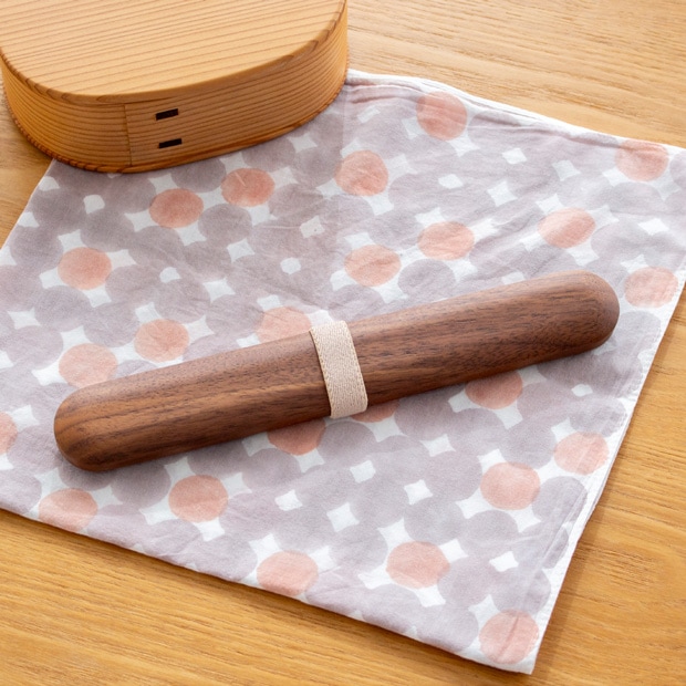 はしばこ 中 箸箱 ウォールナット 天然木 クラフト木の実 薗部産業