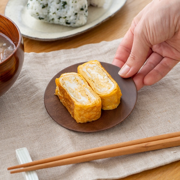 豆皿 大 ウォールナット 小皿  天然木 クラフト木の実