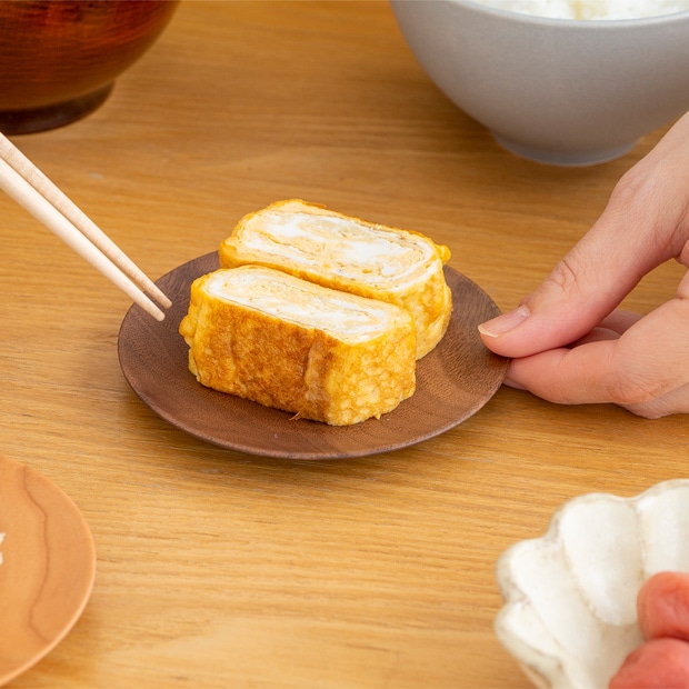 豆皿 大 ウォールナット 小皿  天然木 クラフト木の実