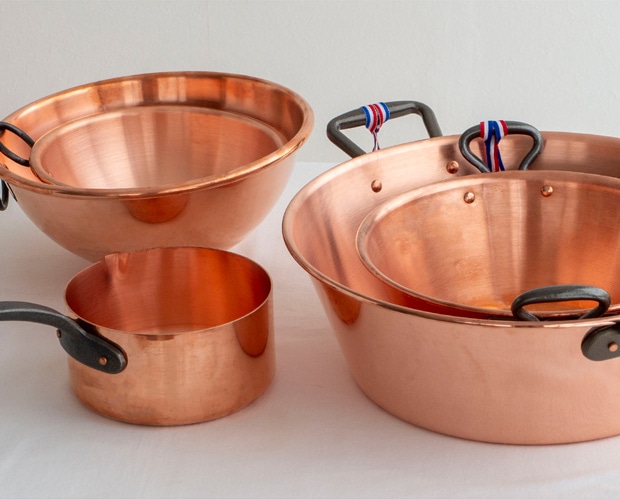 BAUMALU 銅のフライパン 16cm フランス製 ボウマル ガス火専用 銅製 パンケーキ 内側錫引き有り