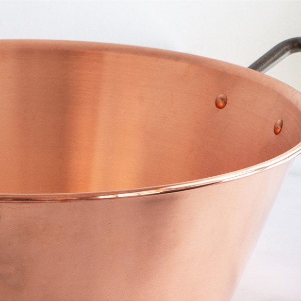 BAUMALU 銅のフライパン 16cm フランス製 ボウマル ガス火専用 銅製 パンケーキ 内側錫引き有り