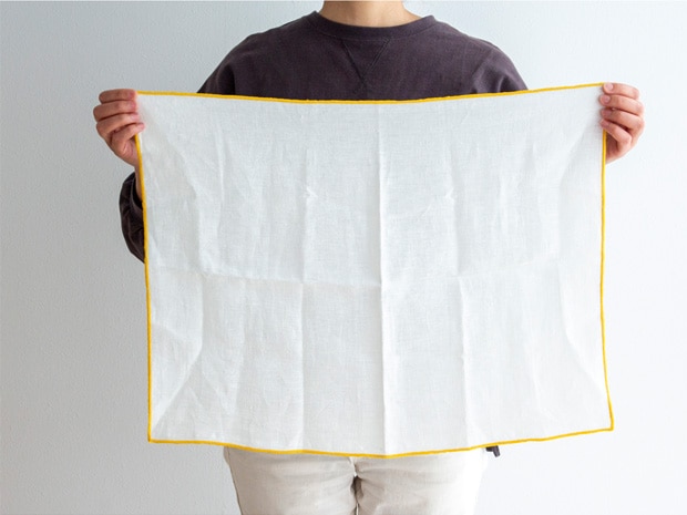 ディッシュクロス リネン カラー キッチンタオル 45×60cm 大判 白 麻 布 キッチンクロス ふきん 食器拭き Sankara. サンカラ