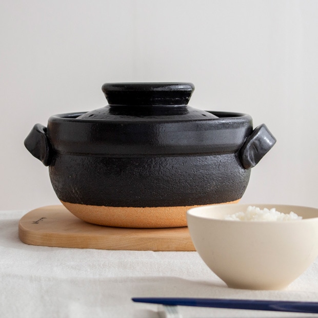 ごはん鍋 3合 小 土鍋 カネフサ製陶 信楽焼 炊飯 炊飯土鍋 ご飯鍋 直火 日本製