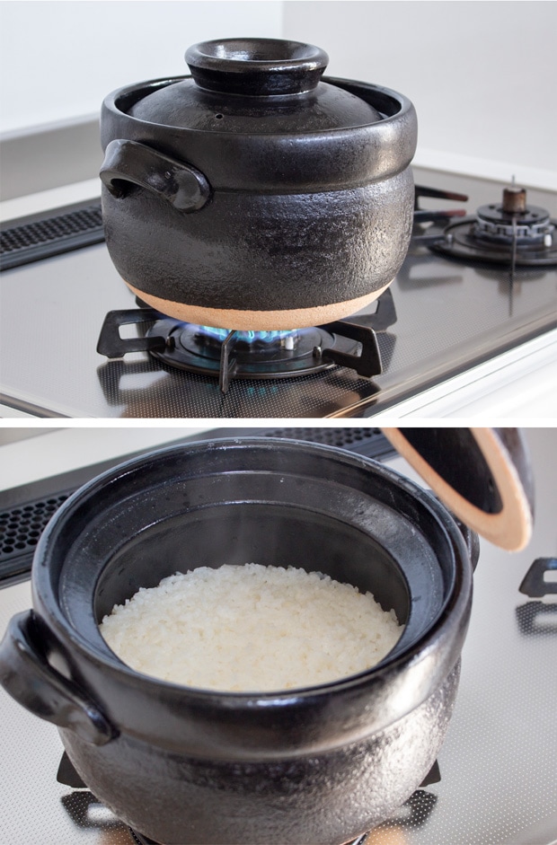 ごはん鍋 5合 大 土鍋 カネフサ製陶 信楽焼 炊飯 炊飯土鍋 ご飯鍋 直火 日本製