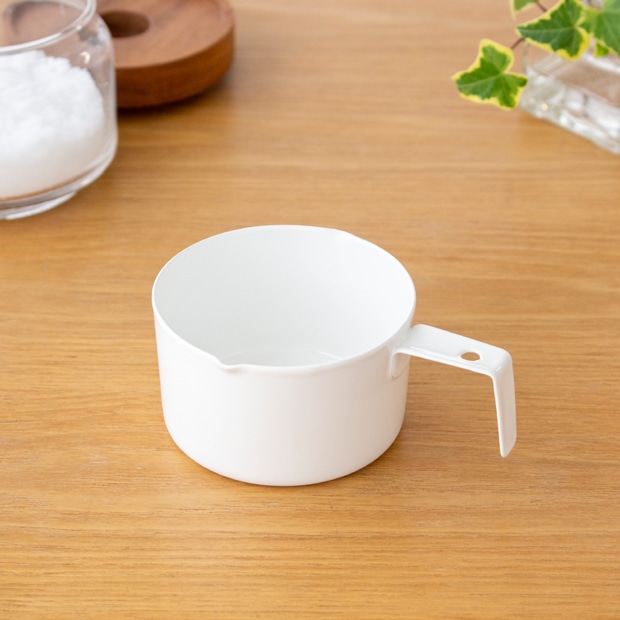 メジャーカップ 計量カップ 200ml 琺瑯 ホーロー Blanc ブラン 高桑金属 白 ホワイト キッチンツール 日本製