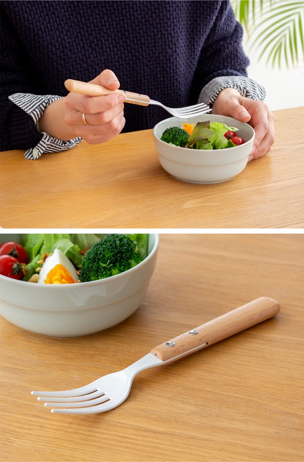 デザートフォーク 琺瑯 ホーロー カトラリー natural blanc ナチュラルブラン 高桑金属 白 ホワイト ディナー フォーク 日本製