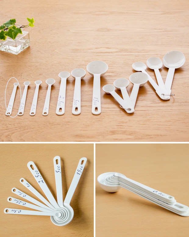 計量スプーン 0.1cc 琺瑯 ホーロー Blanc ブラン 高桑金属 白 ホワイト スプーン キッチンツール 日本製