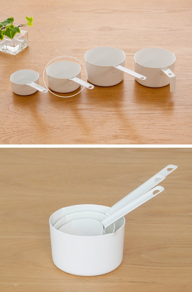計量カップ ストレート型 100ml 琺瑯 ホーロー Blanc ブラン 高桑金属 白 ホワイト メジャーカップ キッチンツール 日本製