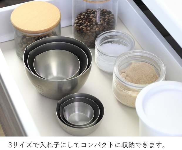 家事問屋 下ごしらえボウル 3サイズ ＋ 兼用蓋 4点セット 9cm 11cm 13cm ステンレス 下ごしらえボール 食洗器対応 深型  蓋つき ふた 下ごしらえ 常備菜 作り置き キッチンツール 日本製 made in Japan