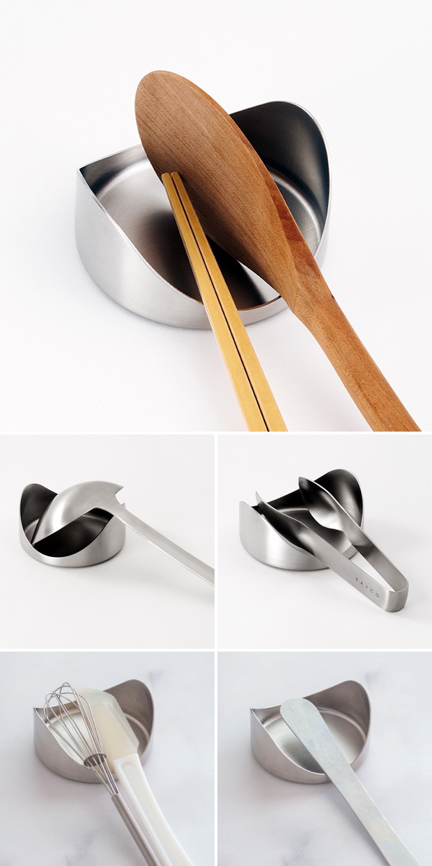 ヨシカワ EAトCO イイトコ Yasum tool rest ヤスム ツール置き お玉置き ステンレス製 日本製 ツールレスト キッチンツール