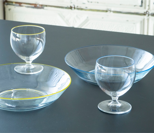 POTPURRI ポトペリー グラス 2個 セット low bitte ビッテ ガラスコップ スタッキング ワイングラス 脚付 低い デザートカップ 食洗機対応 ギフト  BOX付