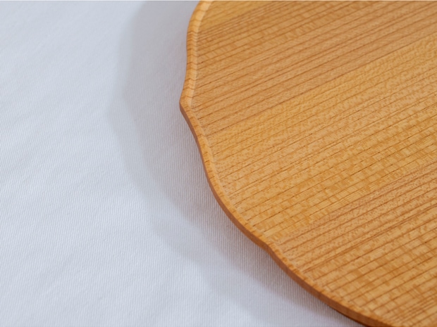 四十沢木材工芸 KITO 折敷 りん 個別販売 日本製 お盆 トレー 木製 AIZAWA Wood Works