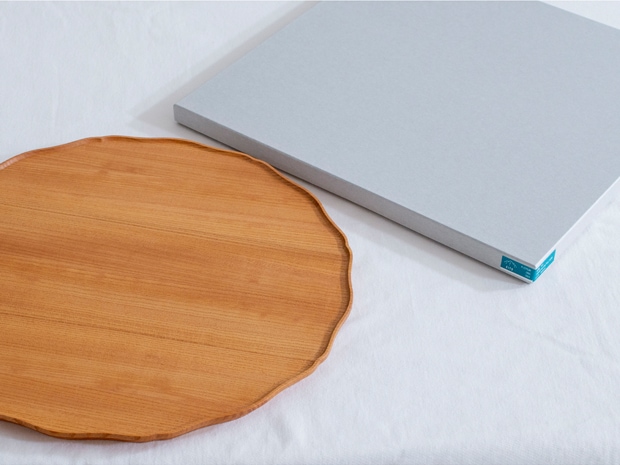 四十沢木材工芸 KITO 折敷 ゆら 個別販売 日本製 お盆 トレー 木製 AIZAWA Wood Works