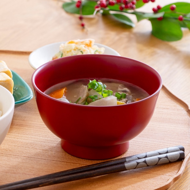 漆琳堂 朝倉椀 4寸 食洗機対応 越前硬漆 漆 漆椀 お椀 汁椀 みそ汁 日本製